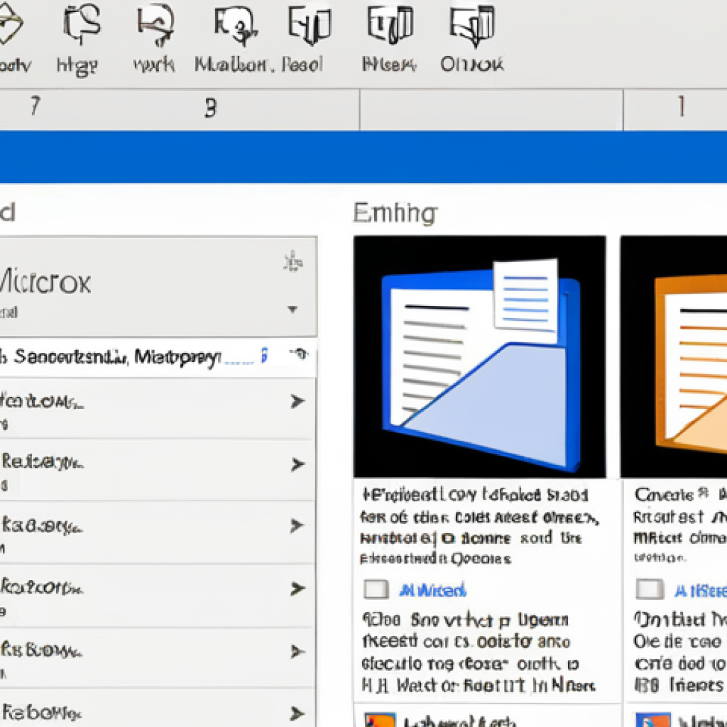 **Organized Outlook Inbox:** A clean and well-organized Microsoft Outlook inbox with color-coded folders and flagged emails. The style should be modern and professional, suggesting efficiency and control.
