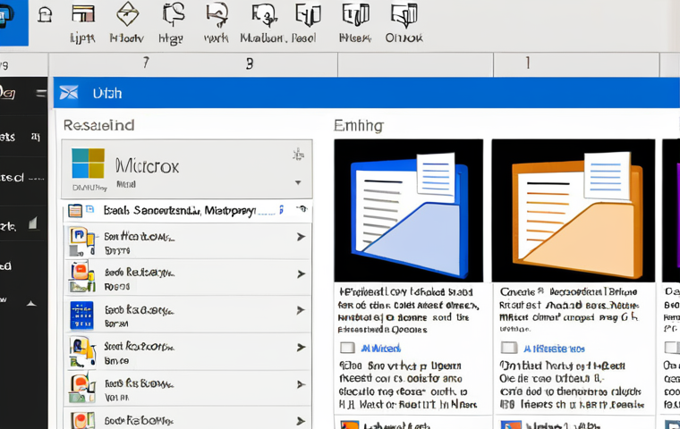 **Organized Outlook Inbox:** A clean and well-organized Microsoft Outlook inbox with color-coded folders and flagged emails. The style should be modern and professional, suggesting efficiency and control.